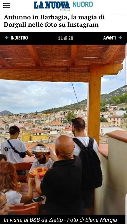 Affittacamere Dorgali B&B Da Zietto